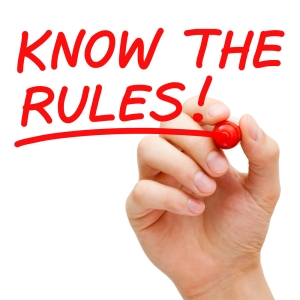 know the rules red marker